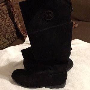 Mk kids knee suede high boots size 3
